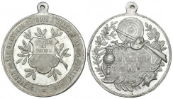 Waadt / Vaud. Aluminiummedaille 1899. Yverdon. Tir cantonal vaudois. Richter (Schützenmedaillen) 1604a. bis unz