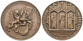 Zürich 1951 Kantonal Schützenfest Bronce Ri: 1903b unz