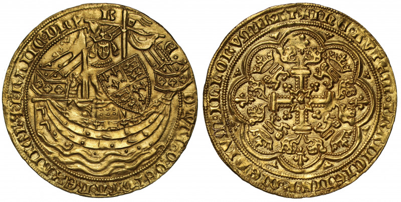 UNC Details | Edward III (1327-77), gold Noble, Tower Mint, Fourth Coinage, Pre-...