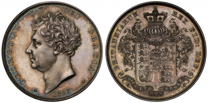 PF63 | George IV (1820-30), silver pattern Crown, 1825, bare head left, date bel...