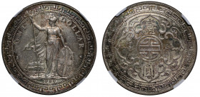 MS65 | Trade Coinage, George V (1910-36), silver Trade Dollar, 1930, Bombay Mint, struck for use in East Asia, Britannia standing, incuse B in middle ...