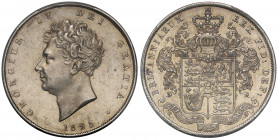 PR61 | George IV (1820-30), silver proof Halfcrown, 1825, bare head left, date below, legend and toothed border surrounding, GEORGIVS IV DEI GRATIA, r...