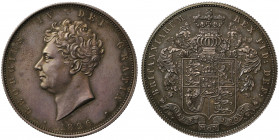 PF61 | George IV (1820-30), silver proof Halfcrown, 1826, bare head left, date below, legend and toothed border surrounding, GEORGIVS IV DEI GRATIA, r...