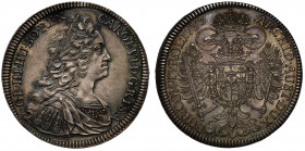 MS62 | Austria, Charles VI (1711-44), silver Taler, 1733, Hall, GE . HI . HU . BO . REX . CAROL . VI . D . G . R . I . S . A, bust right, rev. BUR . C...