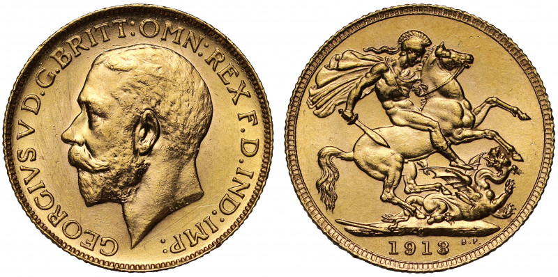 UNC Details | Canada, George V (1910-36), gold Sovereign, 1913 C, Ottawa Mint, C...