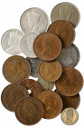 Southern Rhodesia, George V, Half Crown, 1935 (KM 5); Florin, 1935 (KM 4); George VI, Half Crown, 1947; Florin, 1942 (KM 19); Sixpence, 1948 (KM 10); ...