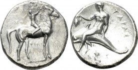CALABRIA. Tarentum. Nomos (Circa 302-280 BC).