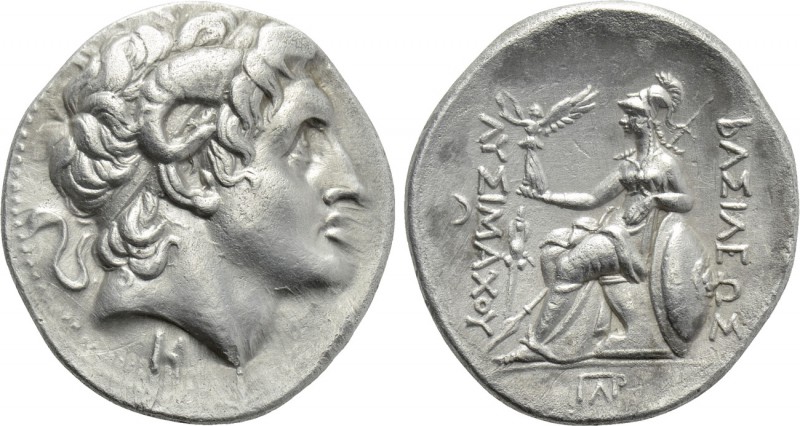 KINGS OF THRACE (Macedonian). Lysimachos (305-281 BC). Tetradrachm. Pergamon. 
...
