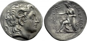 KINGS OF THRACE (Macedonian). Lysimachos (305-281 BC). Tetradrachm. Magnesia pros Maiandros.