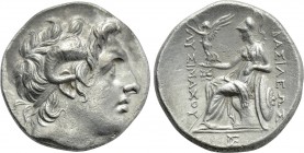 KINGS OF THRACE (Macedonian). Lysimachos (305-281 BC). Tetradrachm. Ephesos.