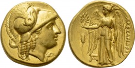 KINGS OF MACEDON. Alexander III 'the Great' (336-323 BC). GOLD Stater. Abydos.