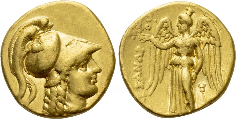 KINGS OF MACEDON. Alexander III 'the Great' (336-323 BC). GOLD Stater. Sidon. 
...