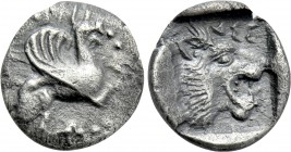 TROAS. Assos. Obol (Circa 500-450 BC).
