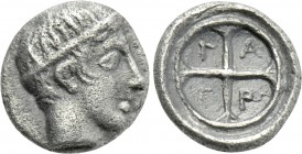 TROAS. Gargara. Hemiobol (Late 5th century BC).