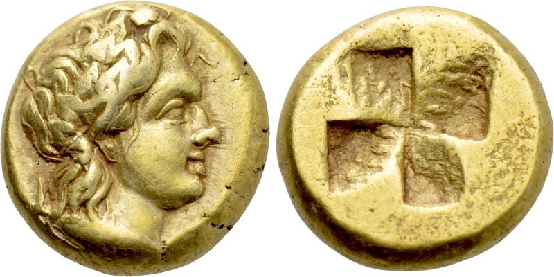MYSIA. Kyzikos. EL Hekte (5th-4th centuries BC).

Obv: Head of Pan or satyr ri...