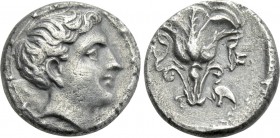 MYSIA. Lampsakos? Memnon of Rhodes (Mid 4th century BC). Drachm.