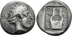 IONIA. Kolophon. Drachm (Circa 450-410 BC).