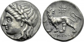 IONIA. Miletos. Drachm (Circa 353-323 BC). Ornymenos, magistrate.
