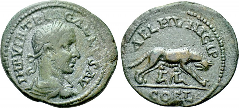 THRACE. Coela. Trebonianus Gallus (251-253). Ae. 

Obv: IMP VIB TREB GALLVS AV...