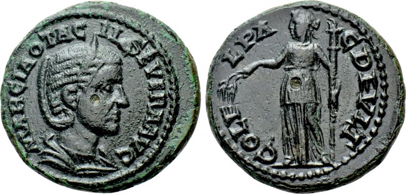 THRACE. Deultum. Otacilia Severa (Augusta, 244-249). Ae. 

Obv: MARCIA OTACIL ...