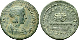 PONTUS. Neocaesarea. Tranquillina (Augusta, 241-244). Ae. Dated CY 178 (241/2).
