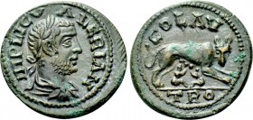 TROAS. Alexandria. Valerian I (253-260). Ae As.