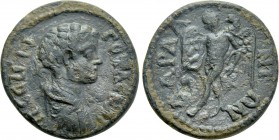 TROAS. Dardanus. Geta (Caesar, 198-209). Ae.