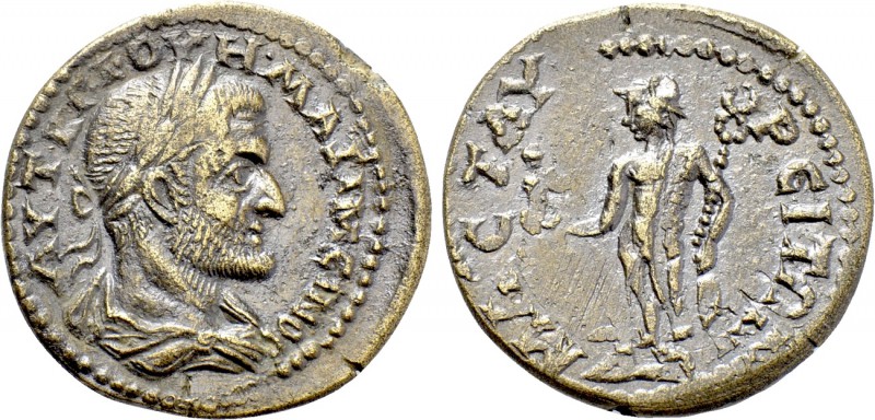 LYDIA. Mastaura. Maximinus I Thrax (235-238). Ae. 

Obv: AVT K Γ I OYH MAΞIMЄI...