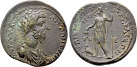 LYDIA. Nacrasa. Marcus Aurelius (161-180). Ae. Milon, strategos for the second time.