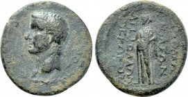 CARIA. Apollonia Salbace. Caligula (37-41). Ae. Apollonios Kokou, magistrate.