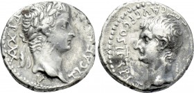 CAPPADOCIA. Caesarea. Tiberius with Drusus Caesar (14-37). Drachm.
