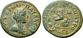 CILICIA. Anazarbus. Julia Paula (Augusta, 219-220). Ae Diassarion. Dated CY 248 (229/30).
