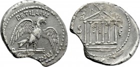 PETILLIUS CAPITOLINUS (41 BC). Denarius. Rome.