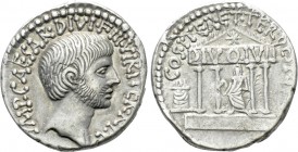 OCTAVIAN. Denarius (36 BC). Mint in central or southern Italy.