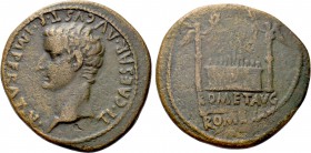TIBERIUS (Caesar, 4-14). As. Lugdunum.