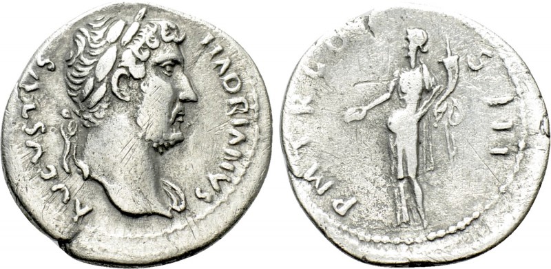 HADRIAN (117-138). Denarius. Uncertain eastern mint. 

Obv: HADRIANVS AVGVSTVS...