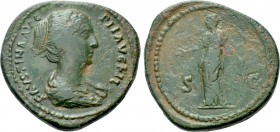 FAUSTINA II (Augusta, 147-175). As or Dupondius. Rome.