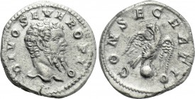 DIVUS SEPTIMIUS SEVERUS (Died 211). Denarius. Rome. Struck under Caracalla.