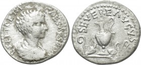 GETA (Caesar, 198-209). Denarius. Contemporary imitation of Rome.