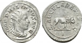 PHILIP I THE ARAB (244-249). Antoninianus. Rome. Saecular Games/1000th Anniversary of Rome issue.