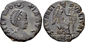 AELIA EUDOXIA (Augusta, 400-404). Ae. Constantinople.