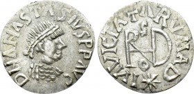 GEPIDS. Theodoric (489-526). 1/4 Siliqua. Sirmium. In the name of Byzantine emperor  Anastasius I.