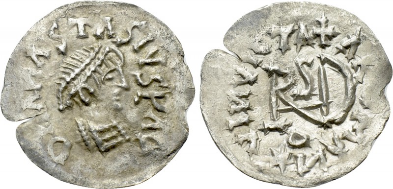 GEPIDS. Theodoric (489-526). 1/4 Siliqua. Sirmium. In the name of Byzantine empe...