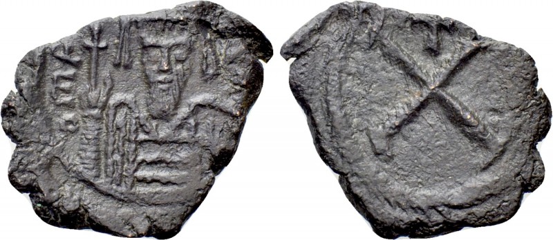 PHOCAS (602-610). Decanummium. Constantinople. 

Obv: Crowned, draped and cuir...