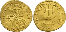 LEO III THE "ISAURIAN" (717-741). GOLD Solidus. Constantinople.