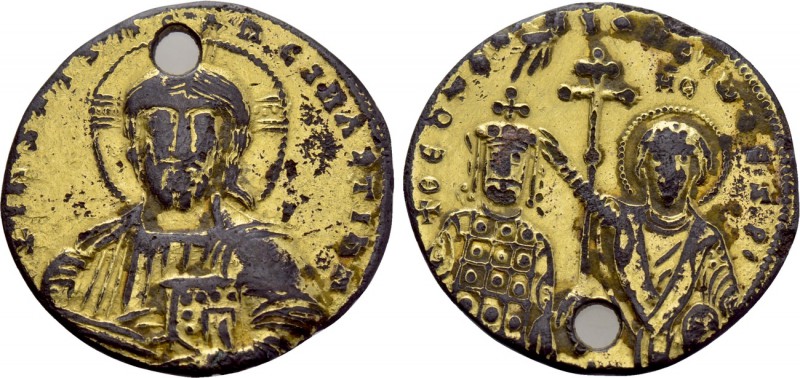 JOHN I TZIMISCES (969-976). Fourrée Histamenon Nomisma. Constantinople. 

Obv:...