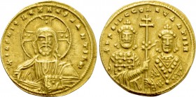 BASIL II BULGAROKTONOS with CONSTANTINE VIII (976-1025). GOLD Tetarteron Nomisma. Constantinople.