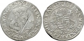 AUSTRIA. Holy Roman Empire. Ferdinand I (King of the Romans, 1531-1558). Taler (1548). Joachimstal.