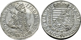 AUSTRIA. Holy Roman Empire. Ferdinand (Archduke, 1564-1595). Taler. Hall.
