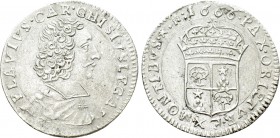 FRANCE. Avignon. Flavio Chigi (Papal legate, 1657-1668). Luigino (1666).